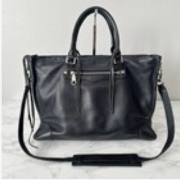 Rebecca Minkoff Black Leather Handbag - Picture 2 of 12